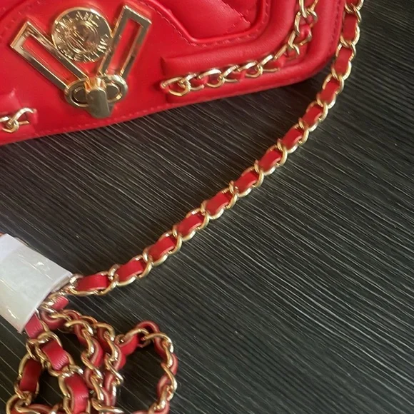 Valentino Orlandi Red Crossbody/Clutch - Picture 3 of 10